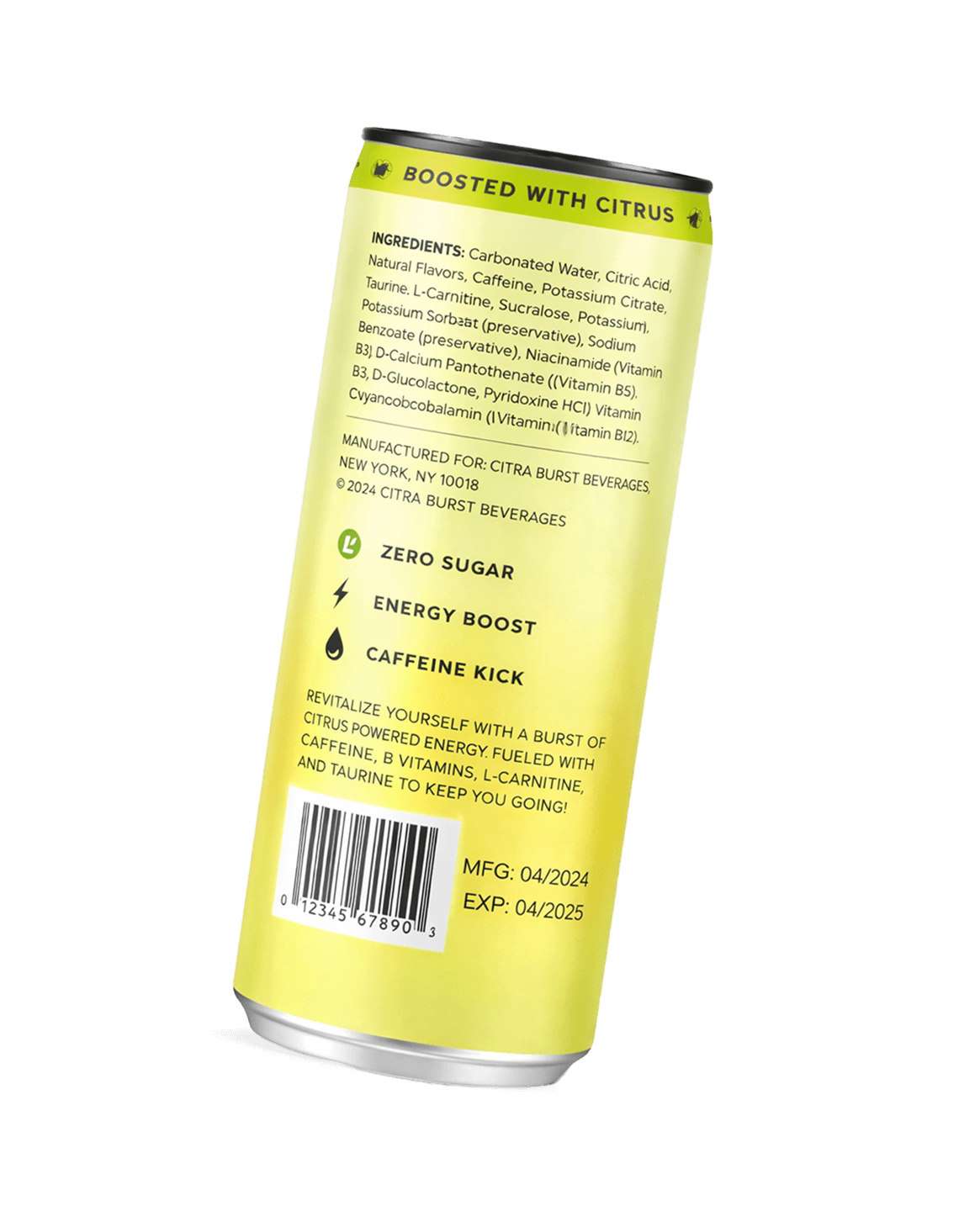 Orange Energy Drink