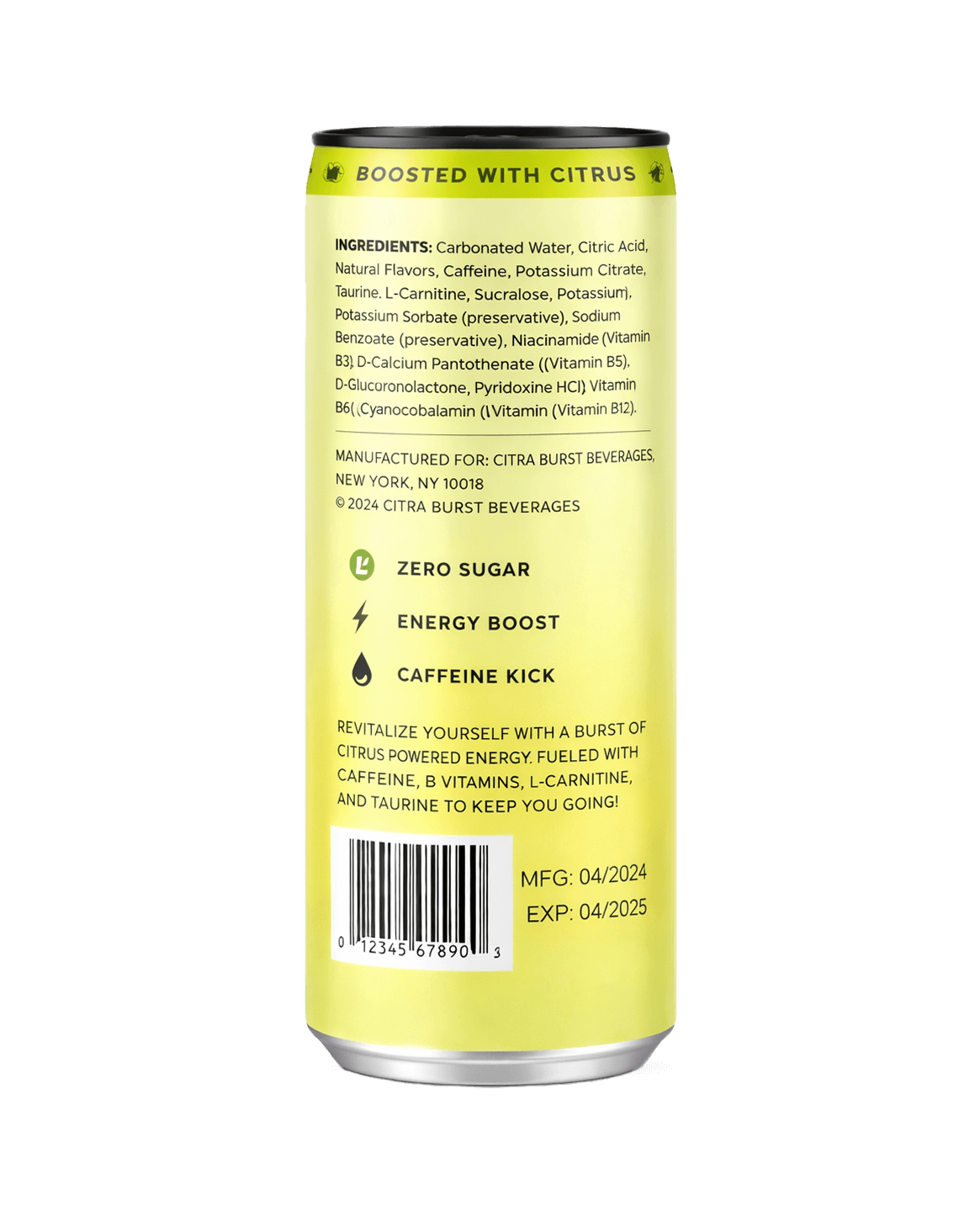 Orange Energy Drink